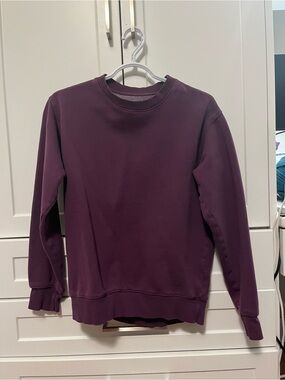 TNA Women’s Crewneck Sweatshirt in Dark Purple